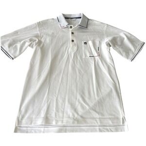 Masters Augusta National VTG Golf Polo Shirt Men M White Red Blue  Power Drive